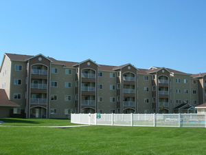 Photograph of the Sammulson Apartments in Sioux Falls, SD